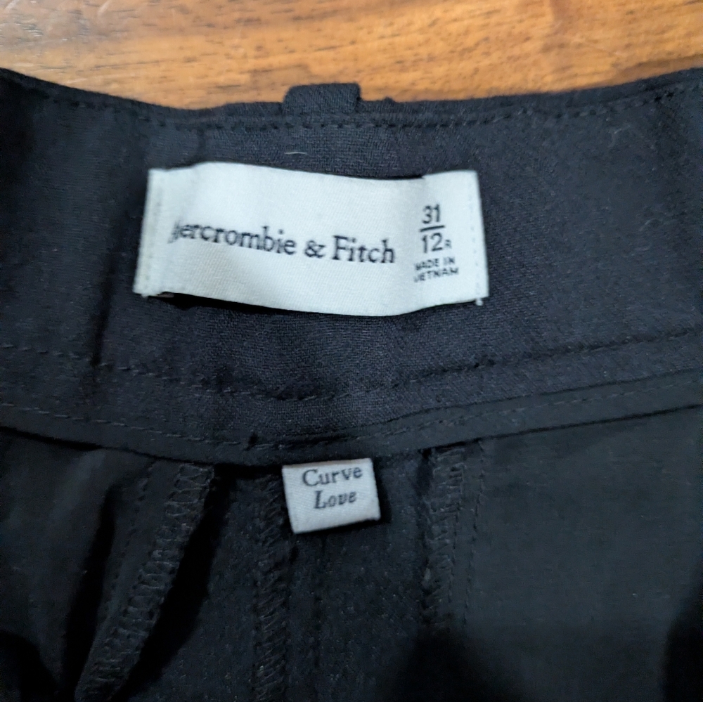 Abercrombie & Fitch Black Curve Love Trousers